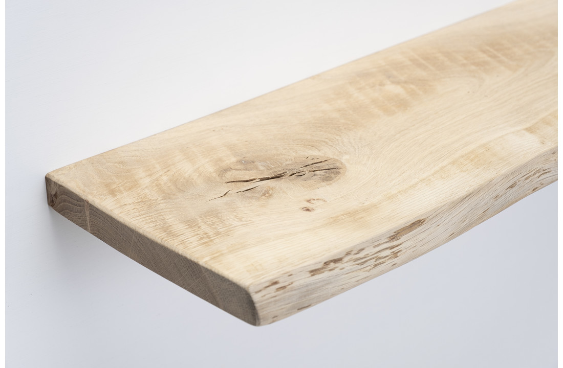 Eiche Wandbrett 26 mm geschliffen mit Blindbefestigungssystem