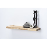 Eiken wandplank 36mm geschuurd met blind montage systeem