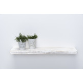 Vintage-Weiß eiche wandtafel 36 mm geschliffen mit blindbefestigungssystem