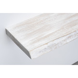 Vintage white oak wall board 36mm sanded with blind mounting system