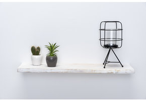 Vintage-Weiß eiche wandtafel 26 mm geschliffen mit blindbefestigungssystem
