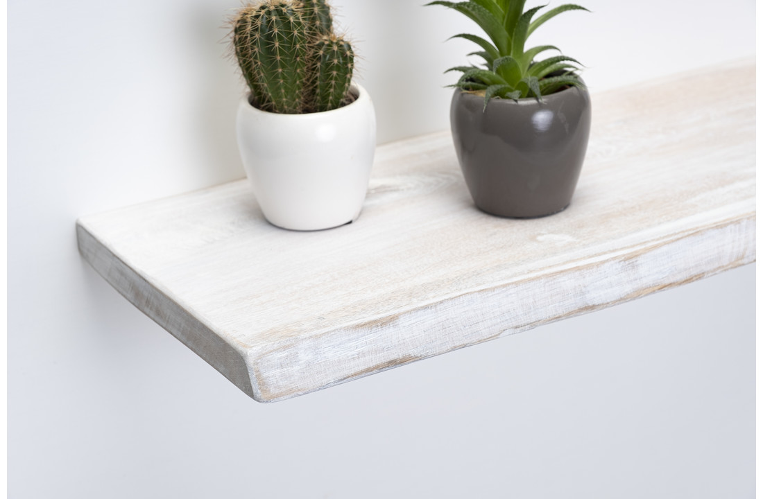Vintage white oak wall board 26mm sanded with blind mounting system