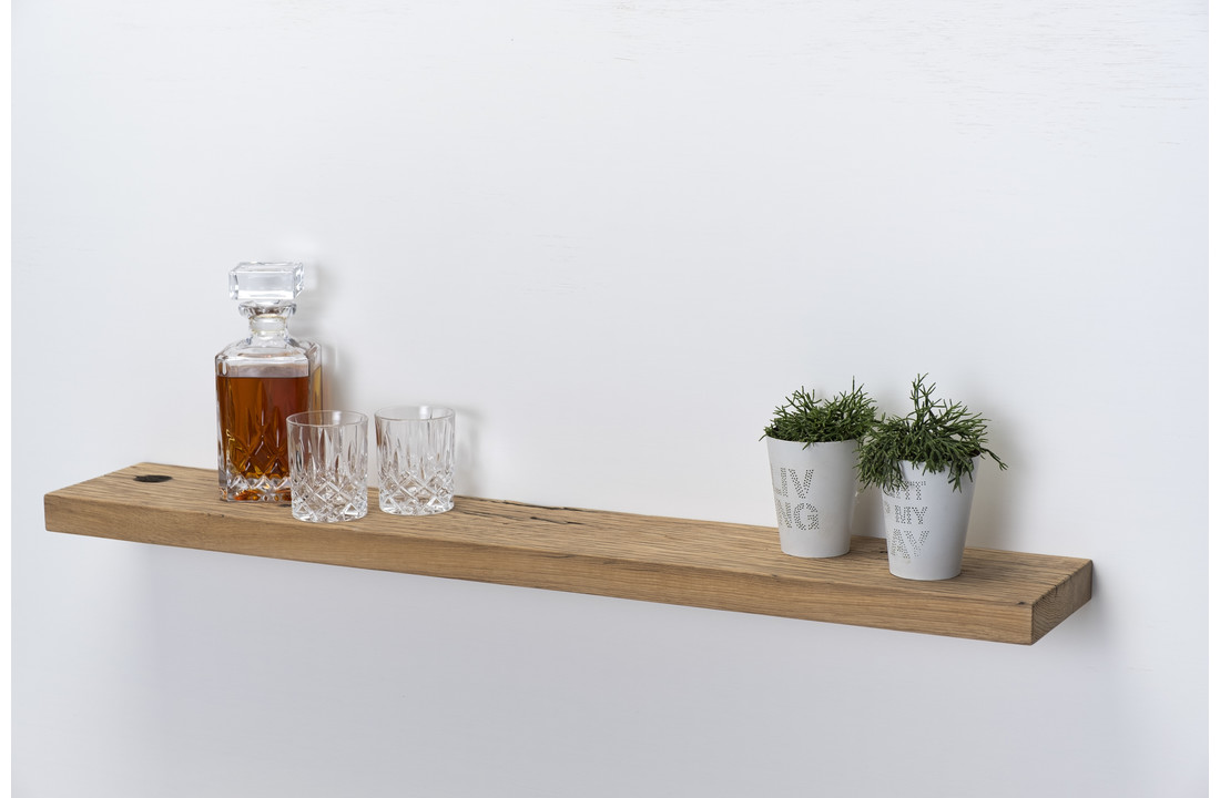 Old oak wagon part wall board 4cm thickness with blind mounting system