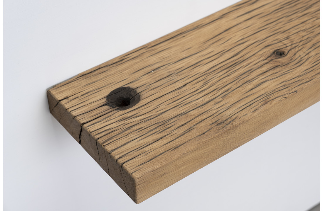 Old oak wagon part wall board 4cm thickness with blind mounting system