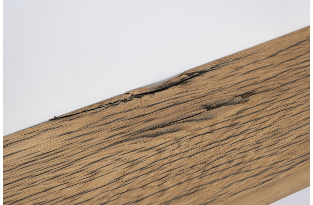 Old oak wagon part wall board 4cm thickness with blind mounting system