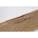 Oud eiken wagondeel wandplank 4cm dikte met blind montage systeem