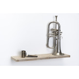 Wandplank oud steigerhout 3cm met blind montage systeem