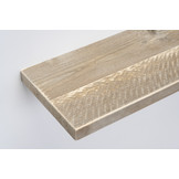 Wandplank oud steigerhout 3cm met blind montage systeem