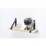 Wall board scaffolding wood new 3cm with steel brackets