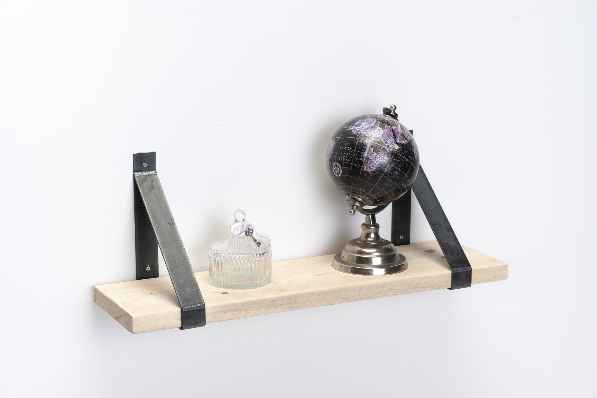 Wall board scaffolding wood new 2.5cm with steel brackets