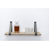 Wandtafelgerüst Holz altes 3cm mit Stahlwinkeln