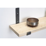 Wall board scaffolding wood new 3cm with open steel brackets