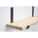 Wall board scaffolding wood new 3cm with open steel brackets