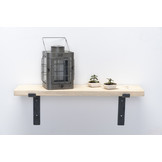 Wall board scaffolding wood new 2.5cm with open steel brackets II