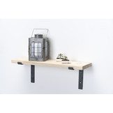 Wall board scaffolding wood new 2.5cm with open steel brackets II