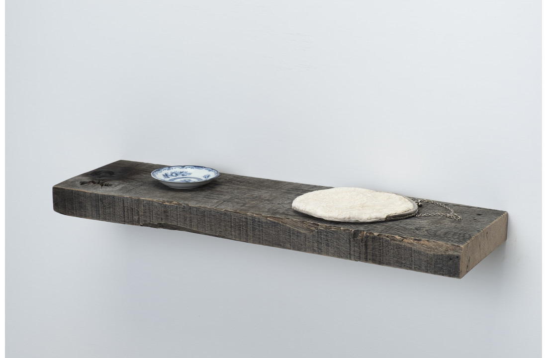 Old oak wagon part wall board 5cm thickness with blind mounting system