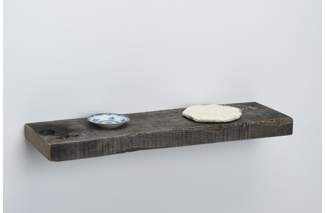 Old oak wagon part wall board 5cm thickness with blind mounting system