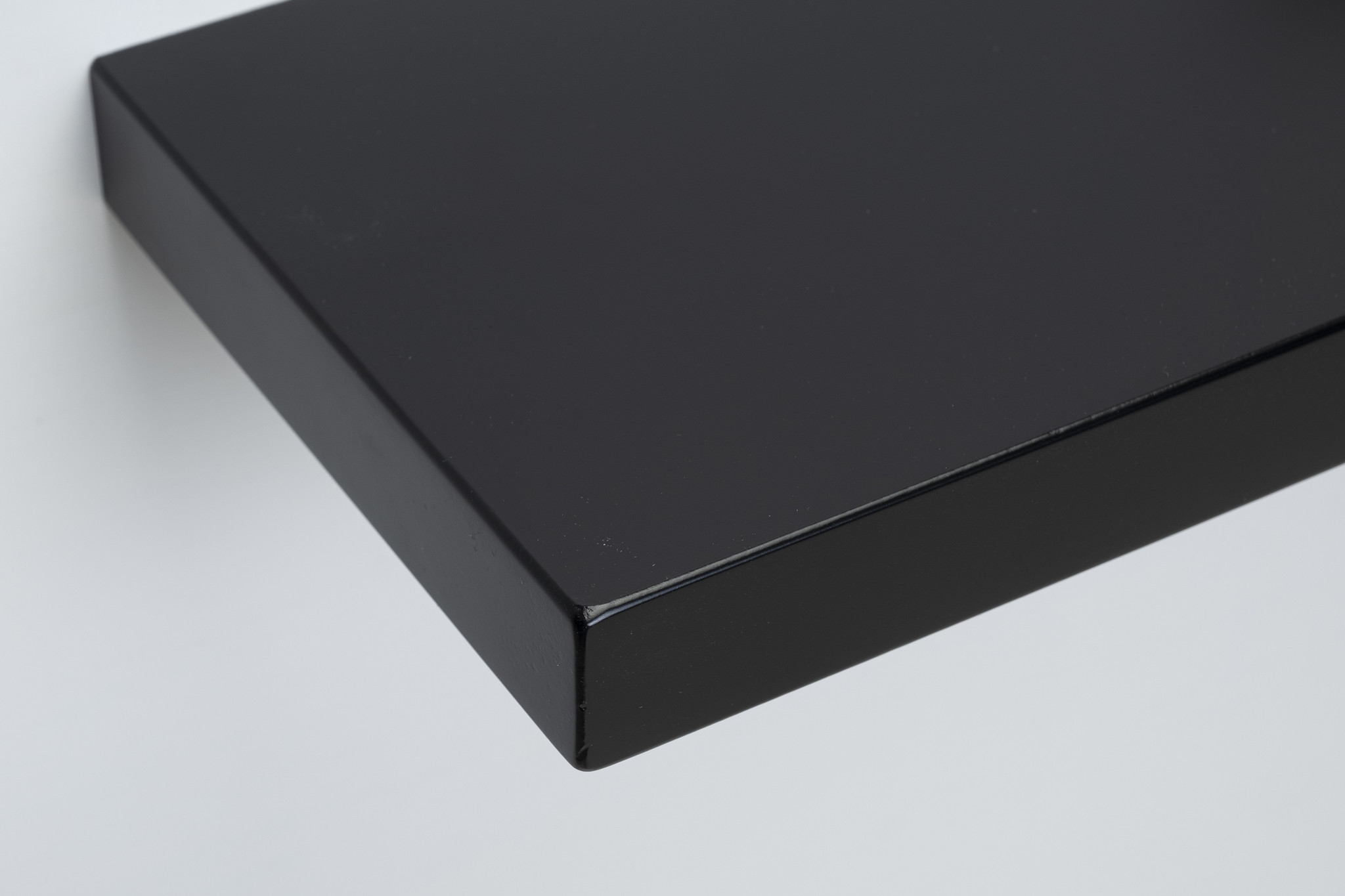 Wall board black 38mm thickness tightly sawn with floating mounting system