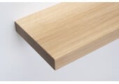 Oak window sill cut to size, 40 mm thick, sawn tightly