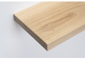 Oak window sill to size, planed 20 mm thick, sawn tightly