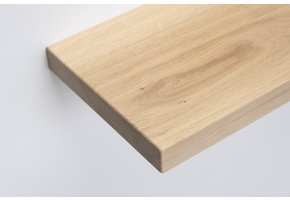 Oak window sill to size, planed 20 mm thick, sawn tightly