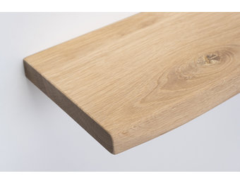 Eichenfensterbank auf Maß gehobelt 20 mm stark gehobelte Front