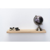 XXL Eiken wandplank 3cm dikte geschaafd met geleefde voorkant zwevend montage systeem 170t/m350cm