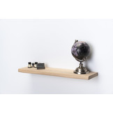 XXL Eiken wandplank 3cm dikte geschaafd met geleefde voorkant zwevend montage systeem 170t/m350cm