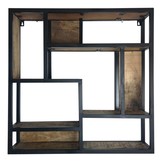 Wandregal Mangoholz | Quadrat