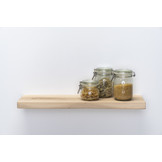 XXL Oak wall board 4cm thickness planed with lived front floating mounting system 170t/m350cm