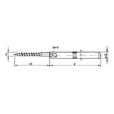 Wall shelf, paintable, 38mm thick, neatly sawn with floating mounting system