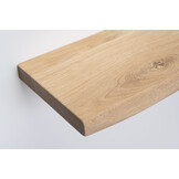 XXL Oak windowsill custom-made, planed, 30mm thick, weathered front 170 to 350 cm