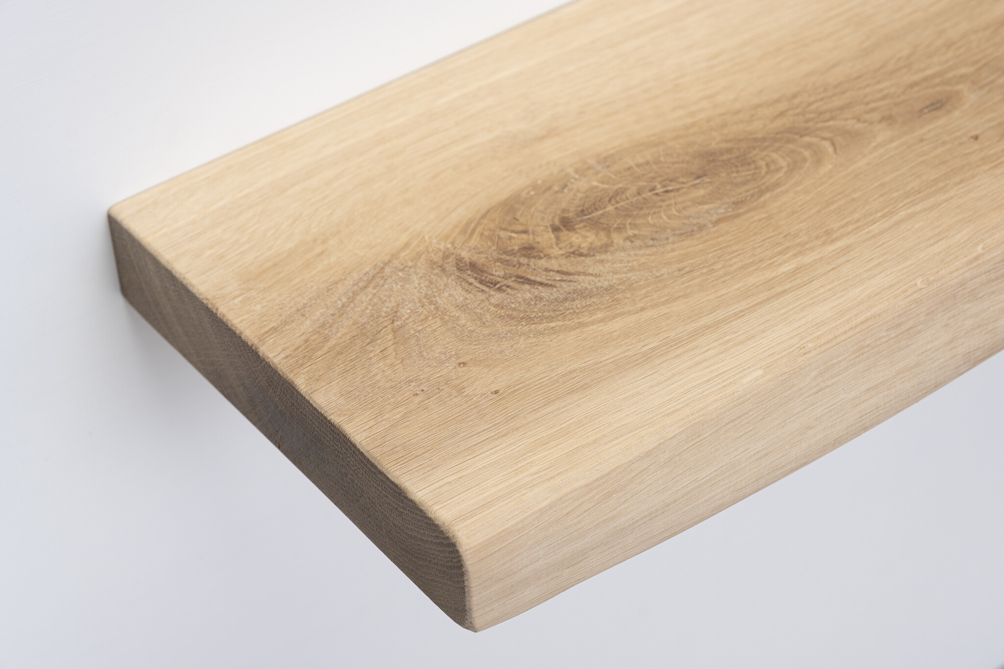 XXL Eiken vensterbank op maat type geschaafd 40mm dikte geleefde voorkant 170t/m350cm