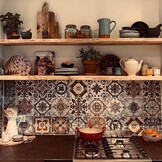 Eiken wandplank 4cm dikte geschaafd met nis montage