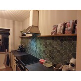 Oak wall board 3cm thickness planed with lived front floating mounting system