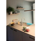 Oak wall board 3cm thickness planed tightly sawn with floating mounting system