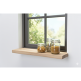 XXL Eiche Fensterbank Maßanfertigung gehobelt 40mm stark verwitterte Front 170 bis 350 cm