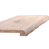 Solid oak windowsill with weathered tree trunk edge - 40mm thick