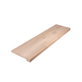 Solid oak windowsill with a neatly sawn front - 40 mm thick