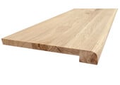 Solid oak windowsill with a beveled front - 40mm thick
