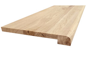 Solid oak windowsill with a beveled front - 40mm thick