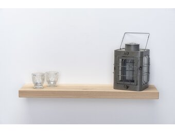 Eichen-Wandbauplatte 55mm dick, eng gesägt, gehobelt mit schwimmendem Befestigungssystem  - Copy