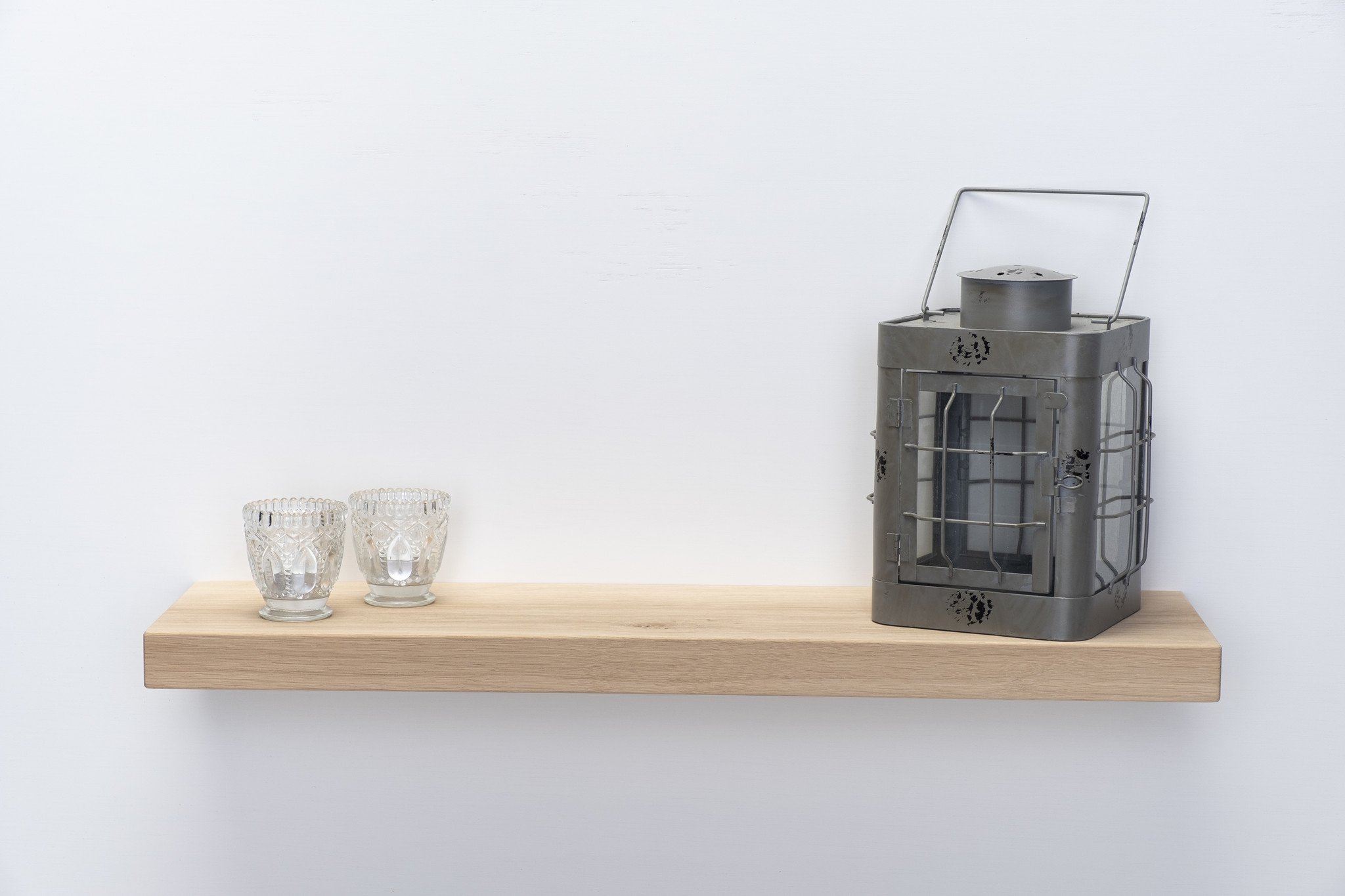 Oak wall board 55mm thickness planed tightly sawn with floating mounting system