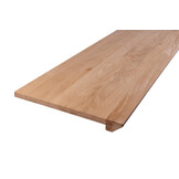 XXL Solid oak windowsill with tapered front - 40mm thick