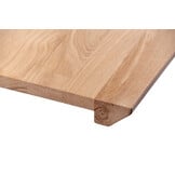 XXL Solid oak windowsill with tapered front - 40mm thick