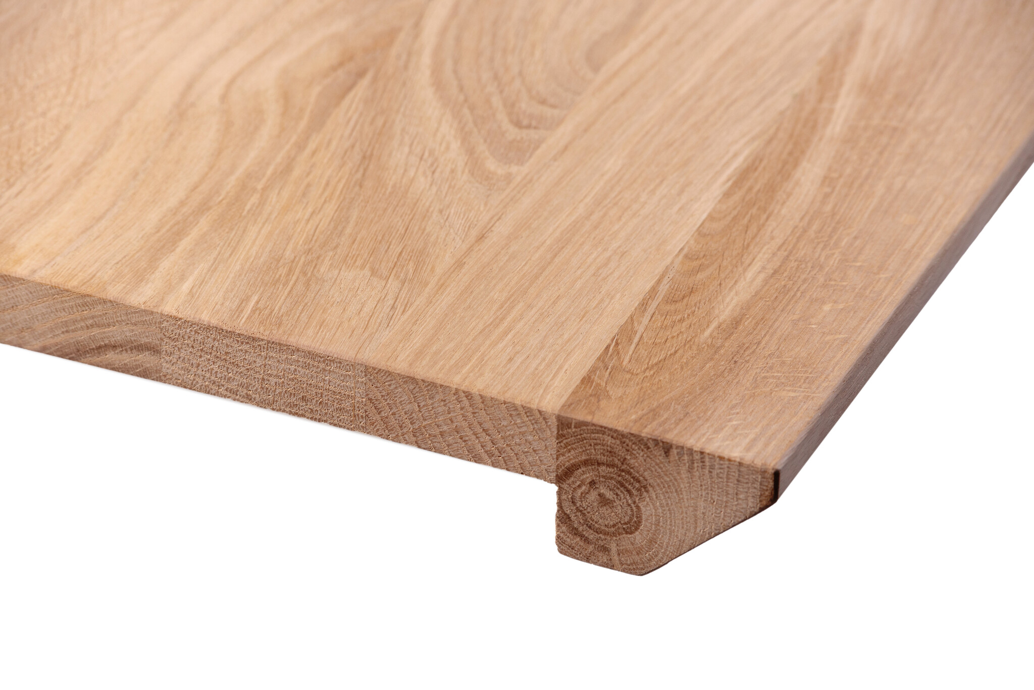 XXL Solid oak windowsill with tapered front - 40mm thick