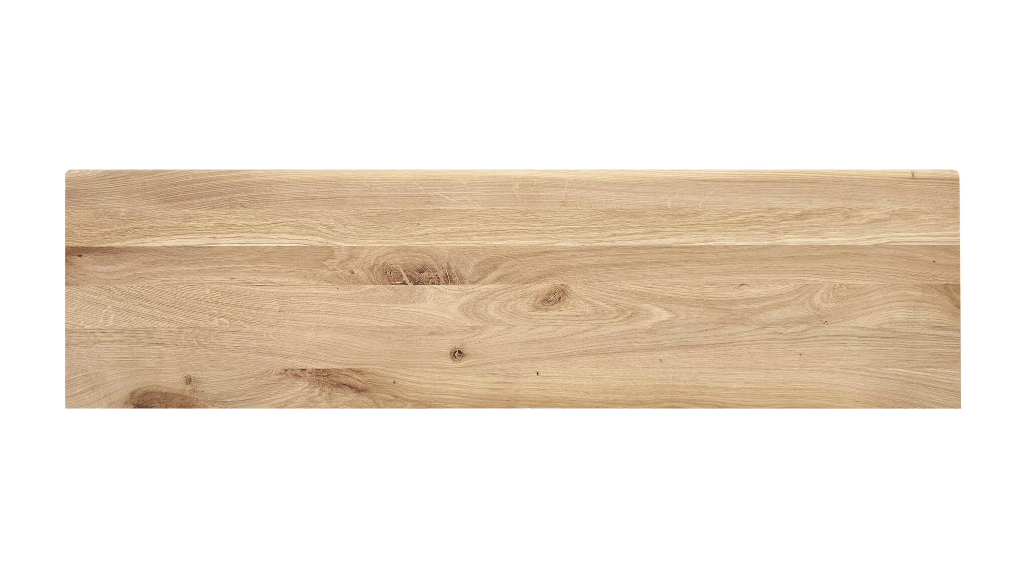 XXL Fensterbank aus massiver Eiche mit abgeschrägter Vorderseite – 40 mm dick