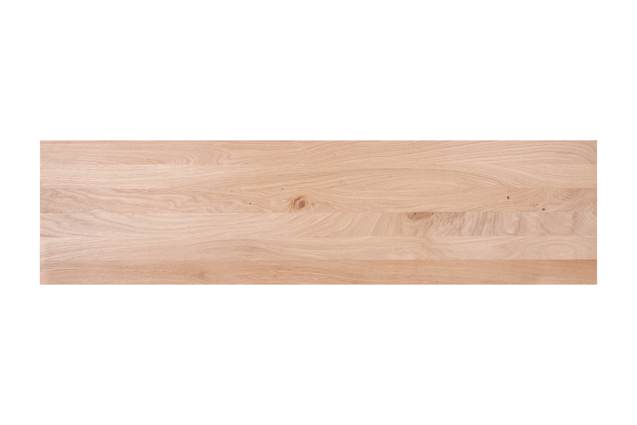 XXL Fensterbank aus massiver Eiche mit schlanker Front – 40 mm Stärke