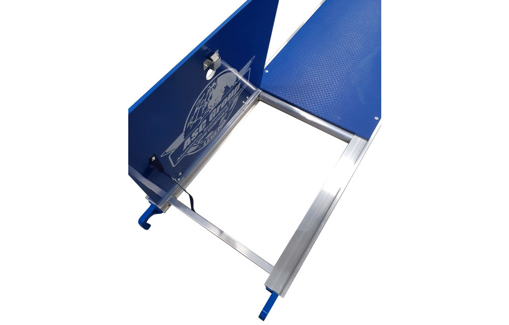 Euro rolsteiger ASC 75x305x6.3 werkhoogte carbon vloer + dubbele voorloopleuning