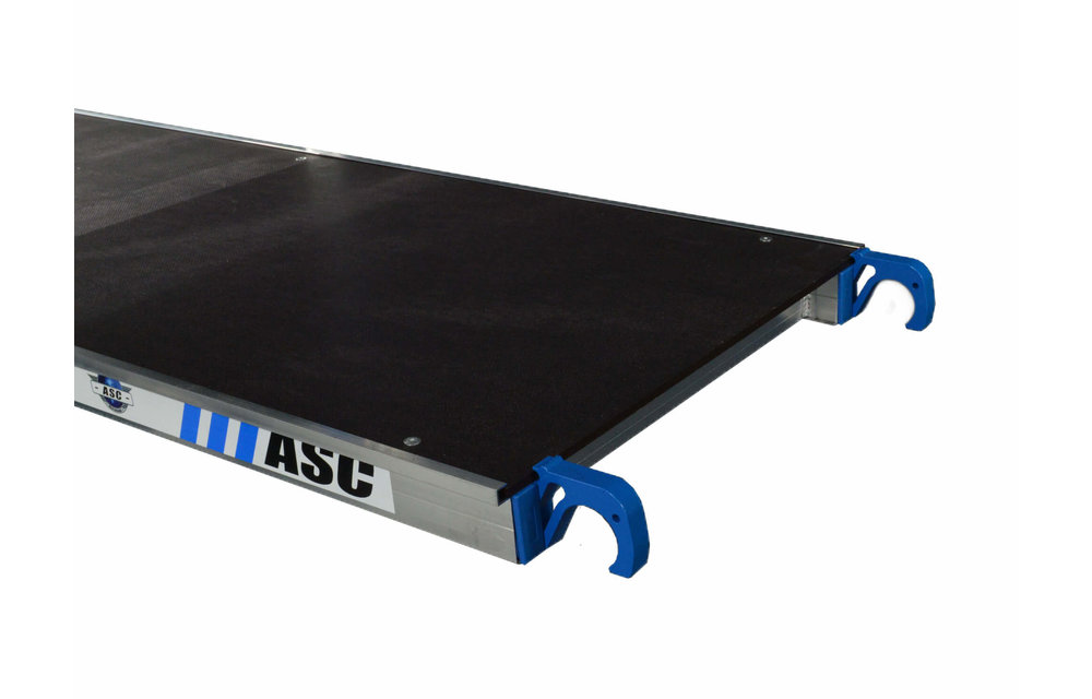 Anssems aanhanger + ASC rolsteiger 135x250x6,3 werkhoogte